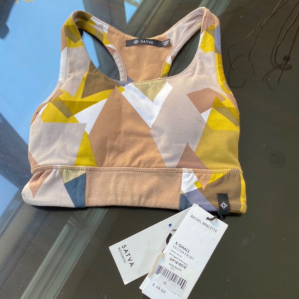 Satva Rachel Bra/Bralette in print “Vector” - Size XS.